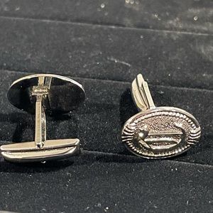Monogram “C” Silver Cuff Links